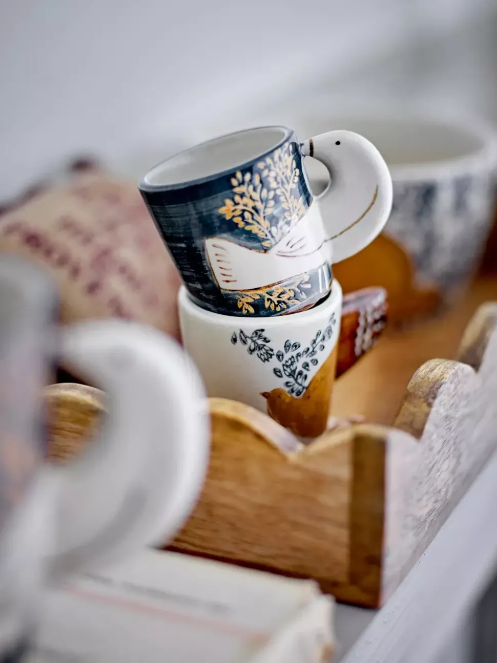 Hezha Espressokopp, Blå, Keramikk S/2