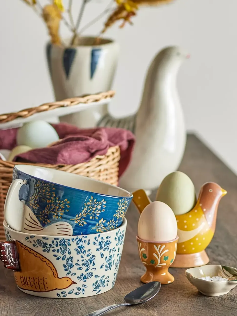 Hezha Skål, Natur, Keramikk