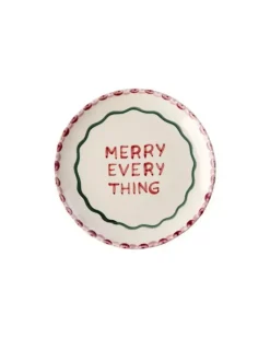 Håndmalt Asjett Merry Everything