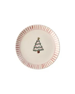 Håndmalt Asjett Xmas Tree