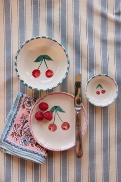 Håndmalt Dippskål Cherries