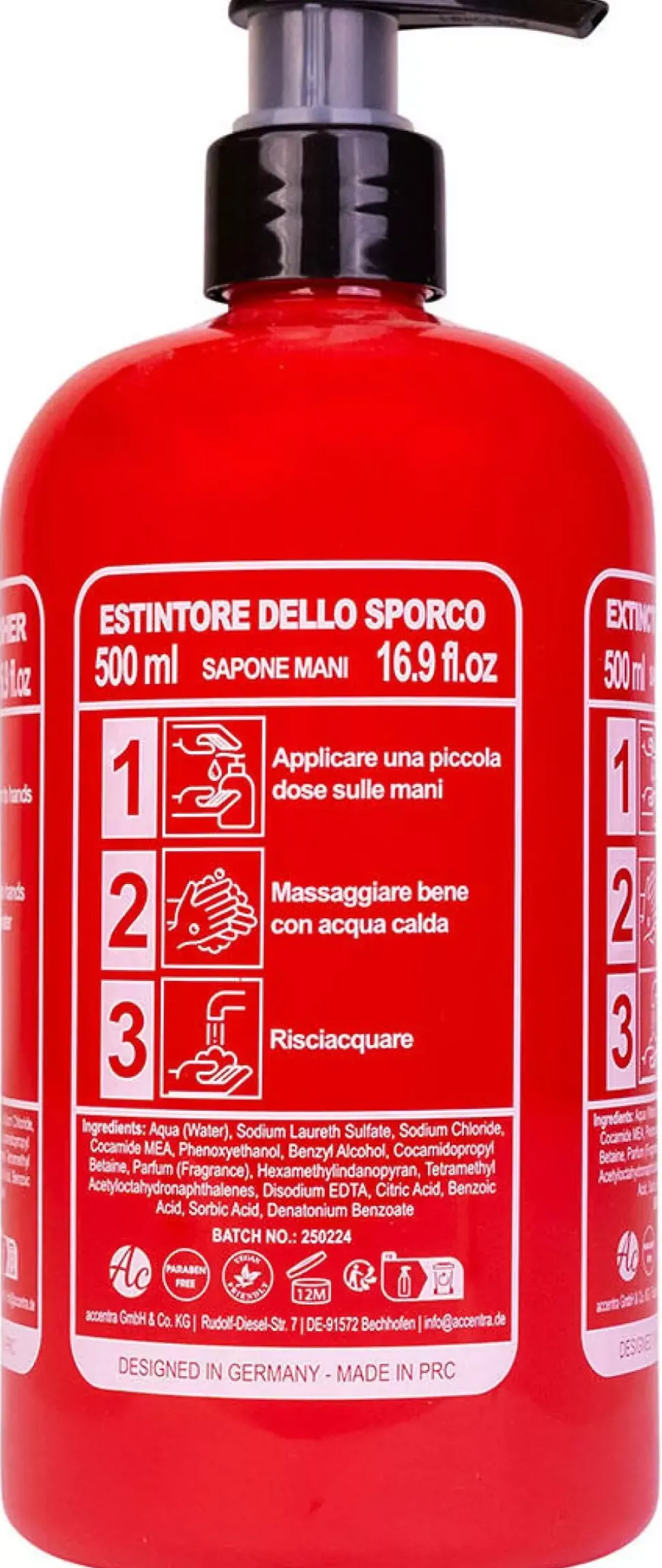 Håndsåpe 500ml Brannslukker
