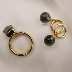 Hoops Med Glasskule Grå