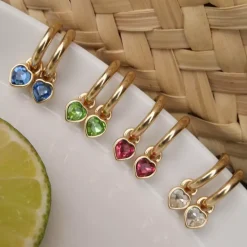 Hoops Med Hjerte Crystal