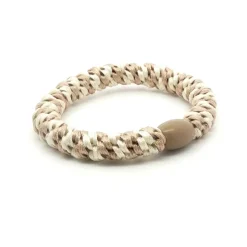 Hårstrikk Beige/hvit