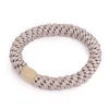Hårstrikk kritt m/beige perle