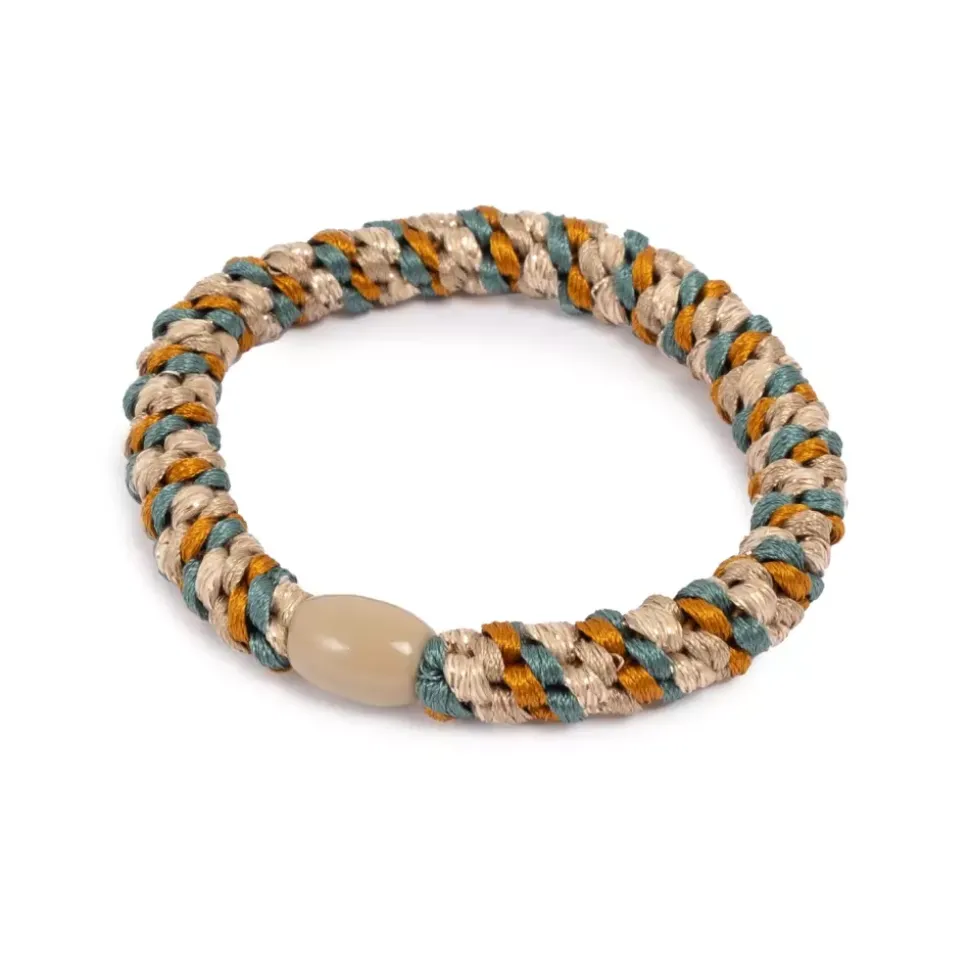 Hårstrikk, Tuttifrutti,beige,rust,pet