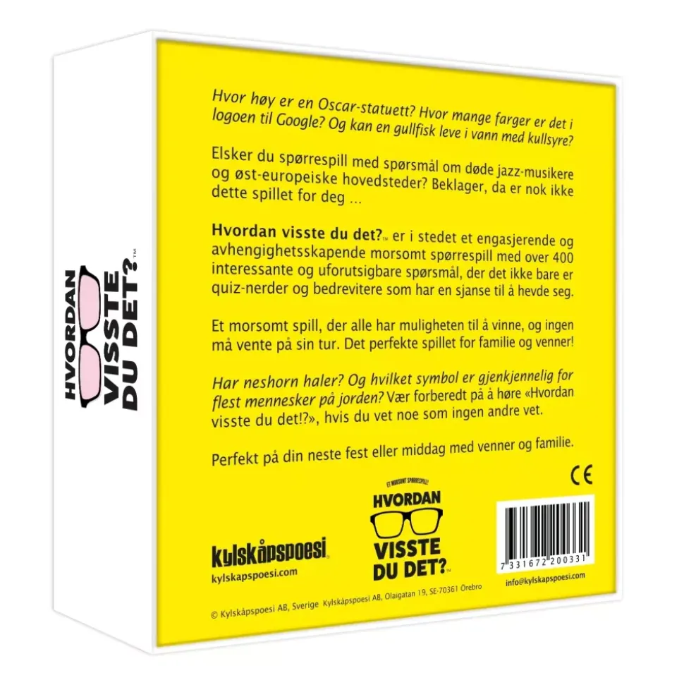 Hvordan visste du det?