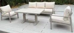 Hydra Loungegruppe 3+1+1 Beige
