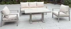 Hydra Loungegruppe 3+1+1 Beige