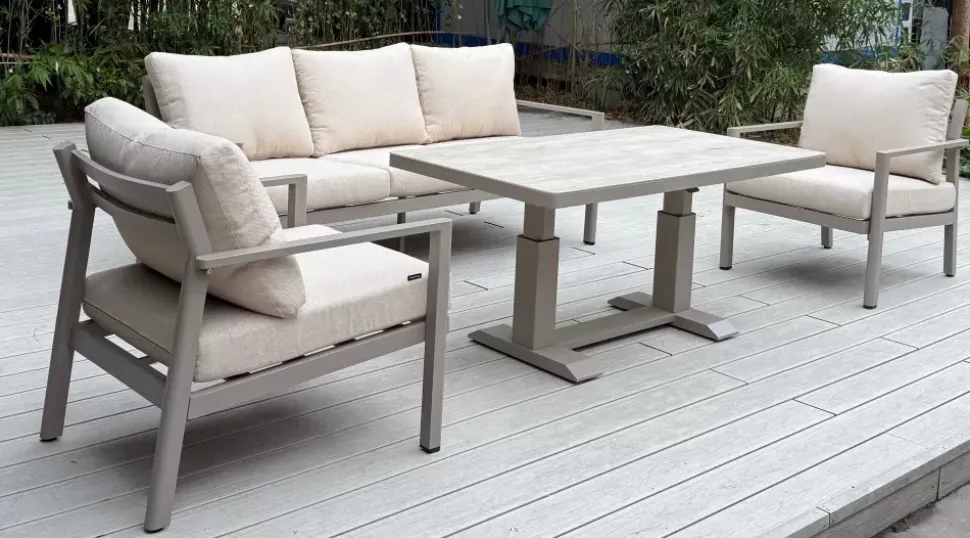 Hydra Loungegruppe 3+1+1 Beige