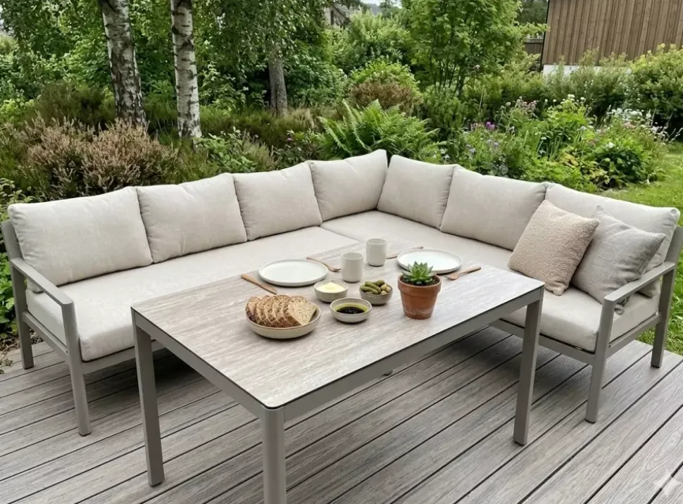 Hydra Spisevinkel Venstre Beige