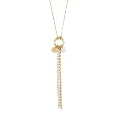 Ice Bead Fringe Smykke Gull
