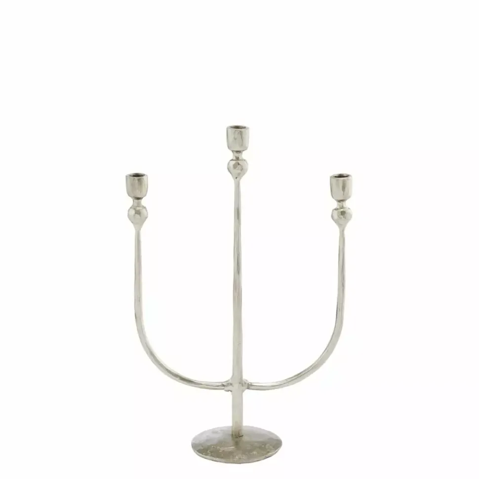 Imelia Lysestake 3-Armet 16x7x24,5 cm Sølv