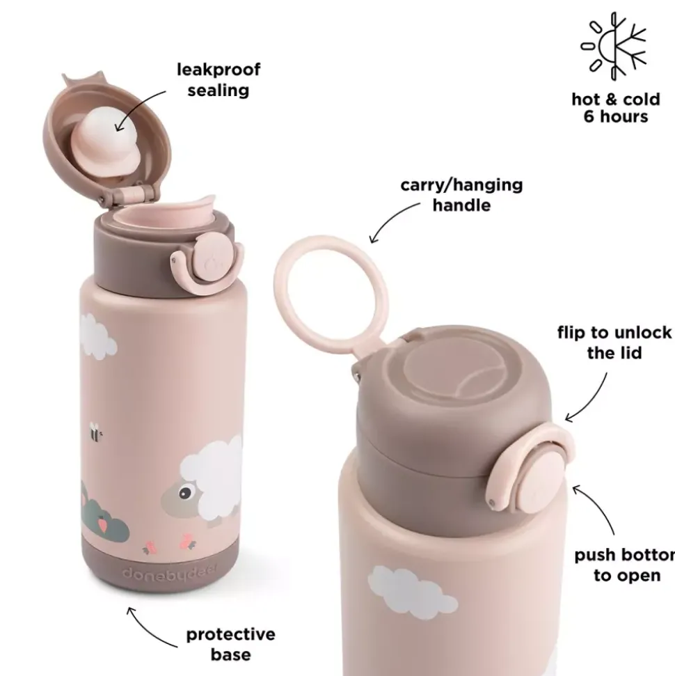 Isolert Flaske Tiny Farm Pudder 340 Ml