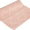 Jaquard Brikke Rosa 33x48