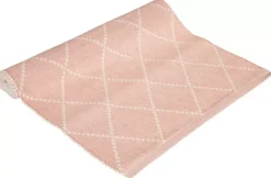 Jaquard Brikke Rosa 33x48