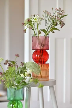Jaquard Vase Grønn/Blå
