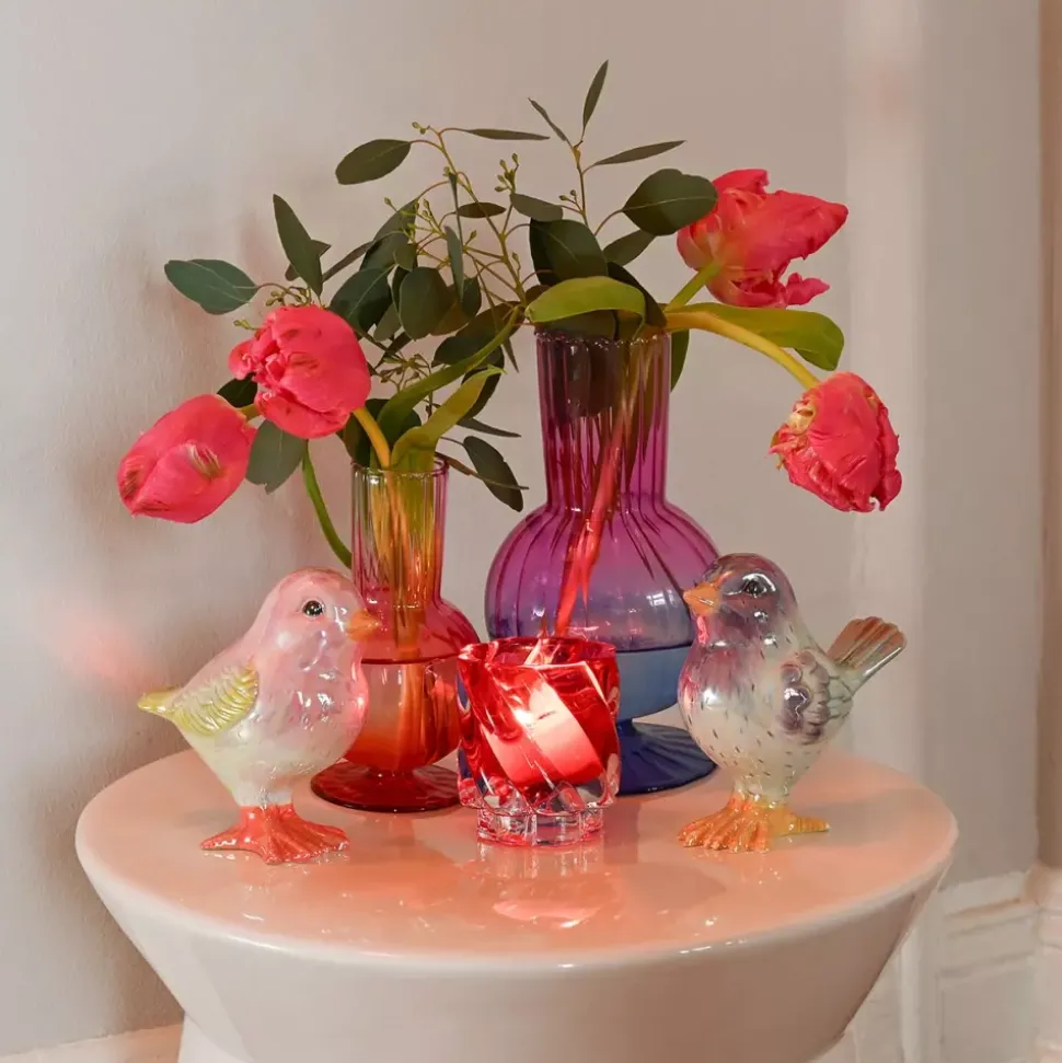 Jaquard Vase Rød