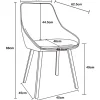 Jason Spisestol m/Sving Beige