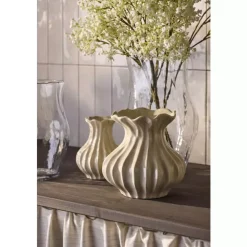 Jennifer Vase H17 Krem