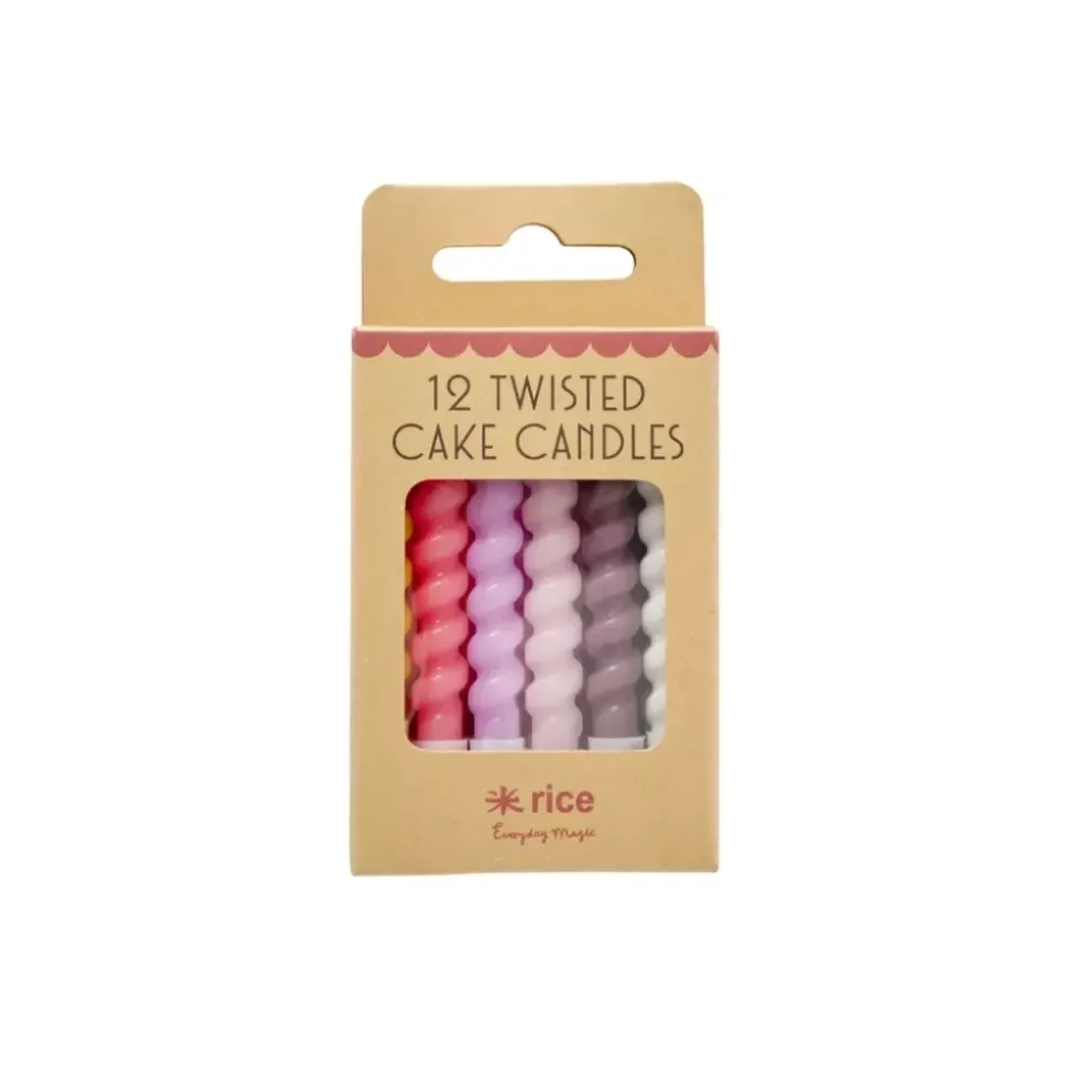 Kakelys Twisted Rosa 12pk