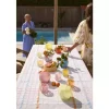 Karete Lyslykt/Potte H10,5 Blå