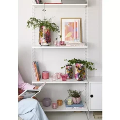 Karete Lyslykt/Potte H10,5 Rosa