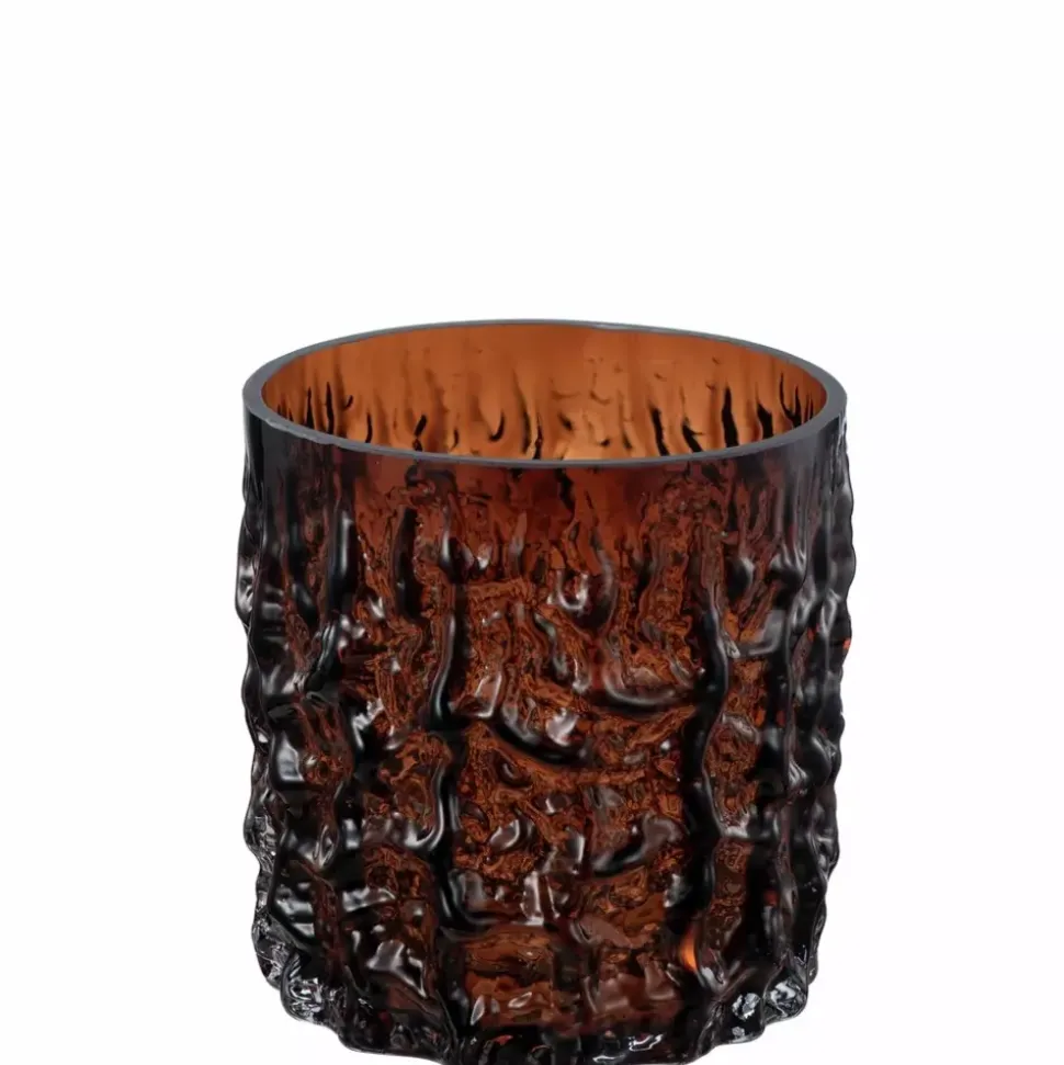 KARILE Lyslykt D12 H12 cm Brun