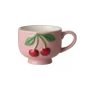 Keramikk Kopp Rosa Cherry