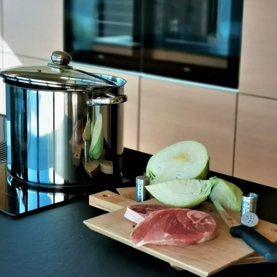 Kitchen Essentials - Gryte m/dampkurv - 18 l