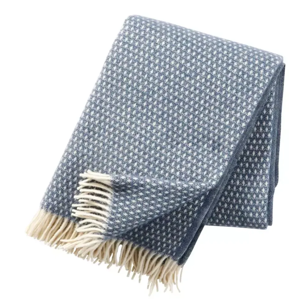 Klippan - Knut Pledd Smokey Blue
