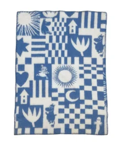 Klippan - Moomin Play Baby Blue 65x90