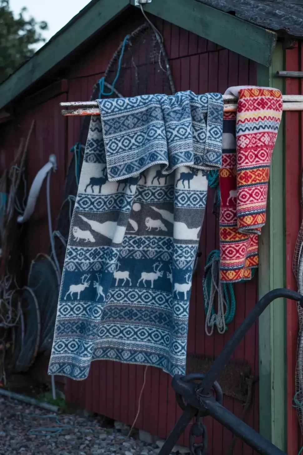 Klippan - Sarek Babypledd Blå