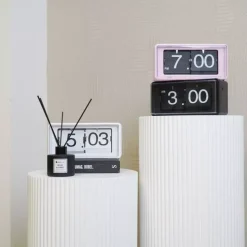 Klokke Flip-Over Svart L22
