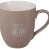 Krus Lykken Søster Beige