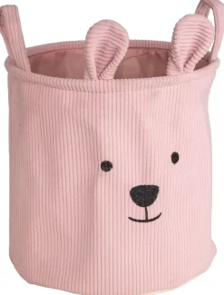 Kurv Rosa Cord 30x30