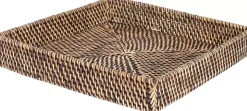 Lama Brett Rattan 30x30 Brun