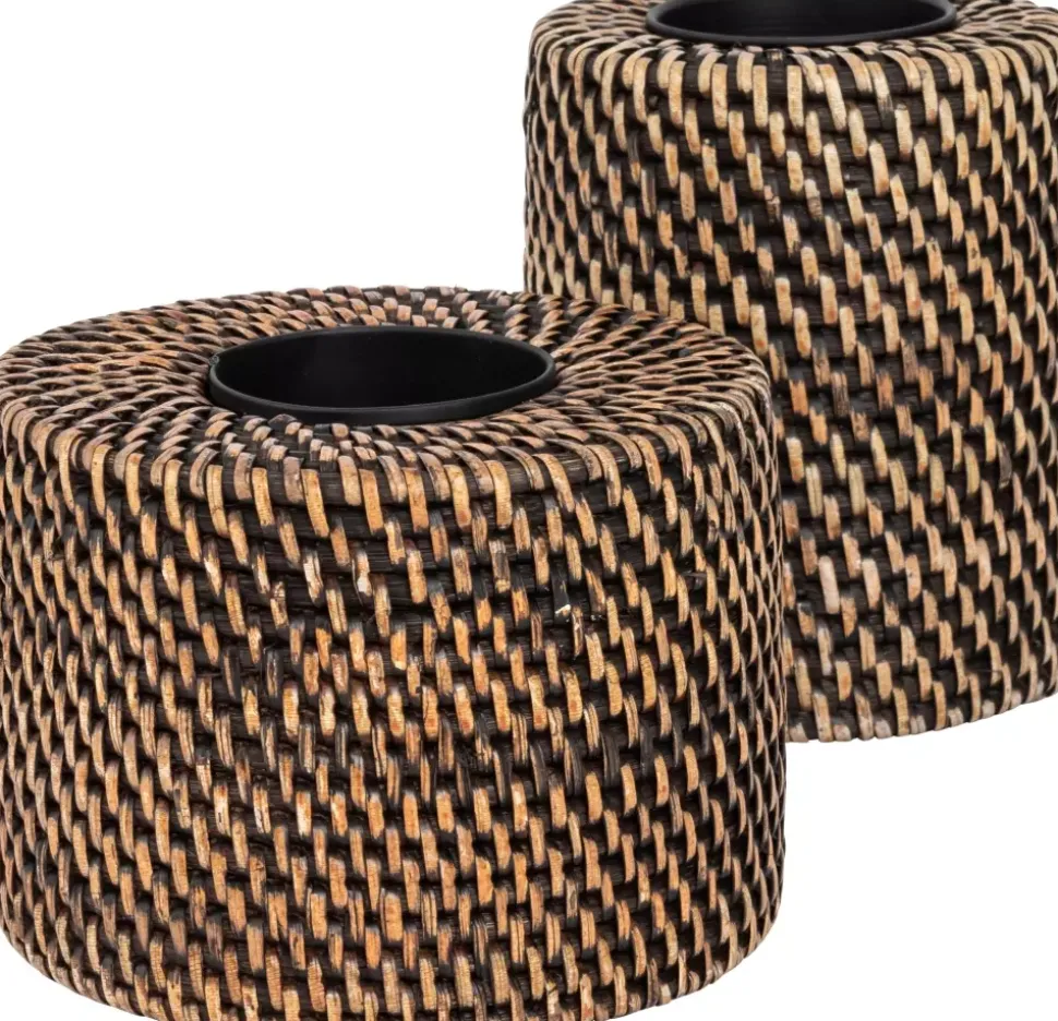 Lama Minico Telysholder Rattan H12 Brun