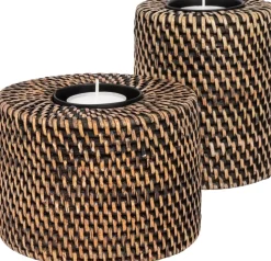 Lama Minico Telysholder Rattan H12 Brun