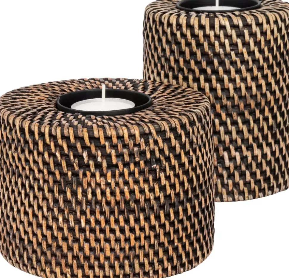 Lama Minico Telysholder Rattan H12 Brun
