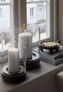 Lama Noto Lyslykt Ø16 H28 Mørk Brun