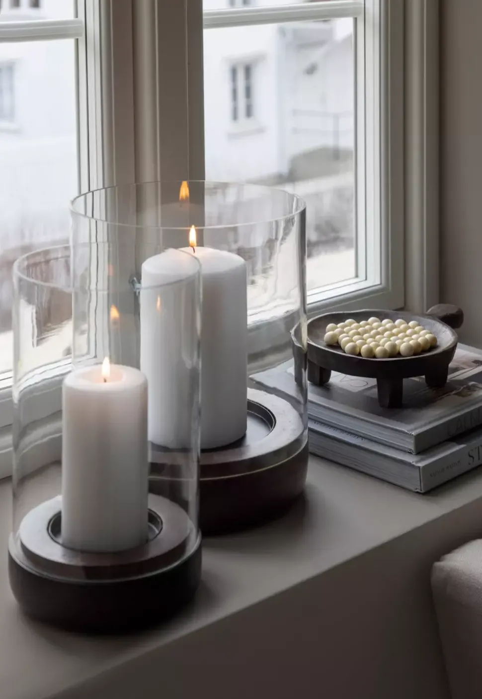 Lama Noto Lyslykt Ø16 H28 Mørk Brun