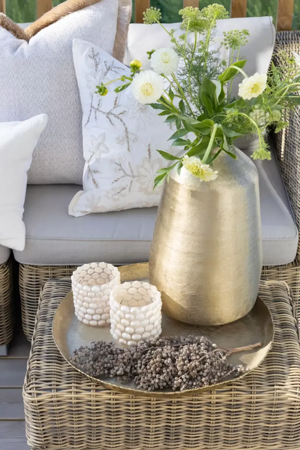 Lama Oria Putetrekk 60x60 Beige