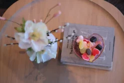 L`Amour Hjerteskål Rosa Liten