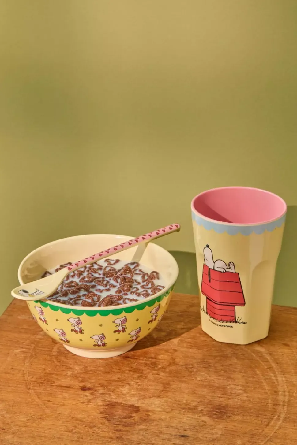 Latteskjeer Melamin Snoopy 6pkn