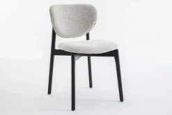 Lea - Spisestol Beige Med Svart Understell