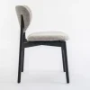 Lea - Spisestol Taupe Med Svart Understell