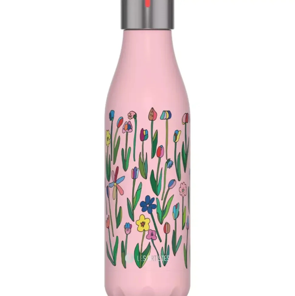 Les Artistes - Bottle Up - Rosa Sløyfe - Termoflaske - 0,5 l