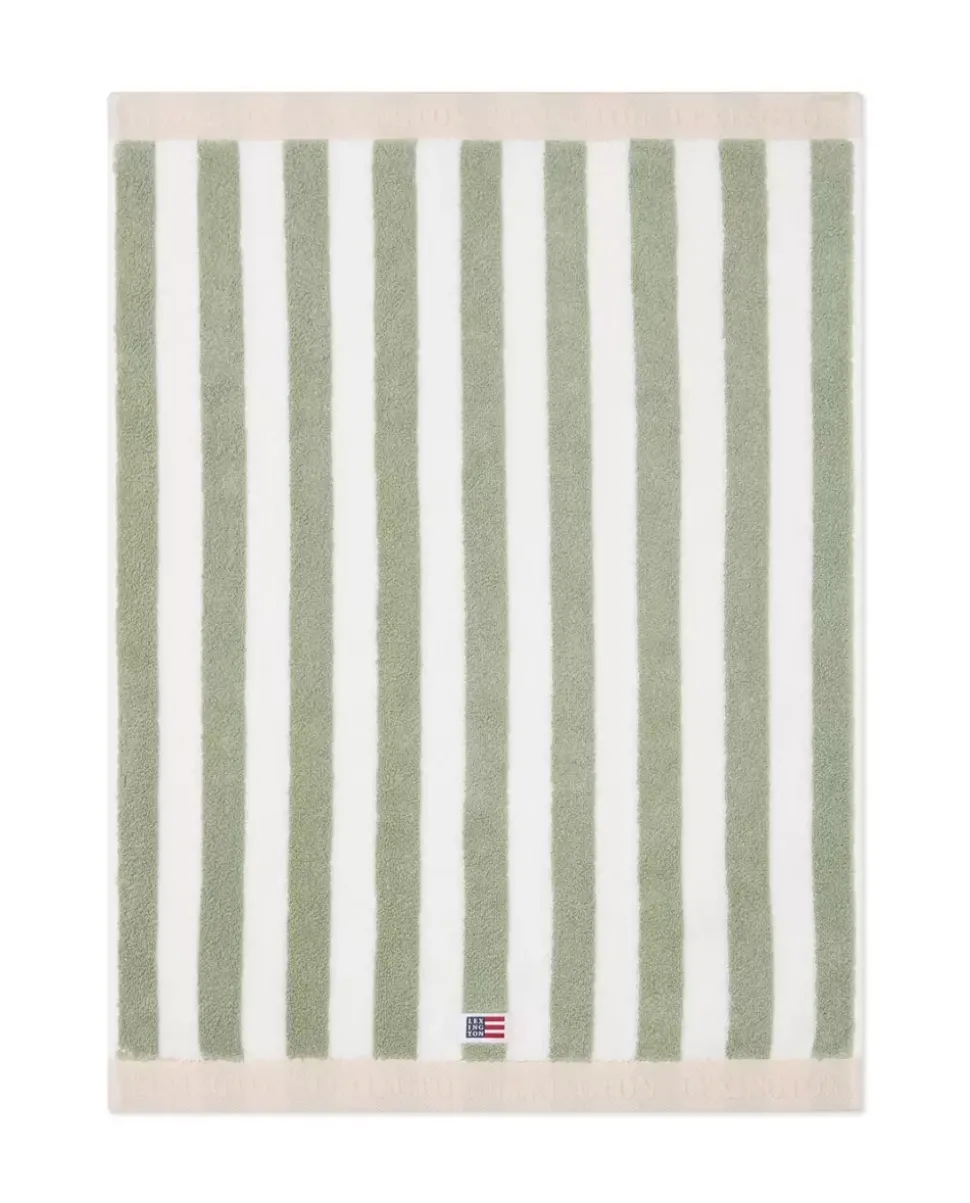 Lexington Blokkrutet Håndkle Vintage Grønn/Hvit/Moonbeam 50x70cm
